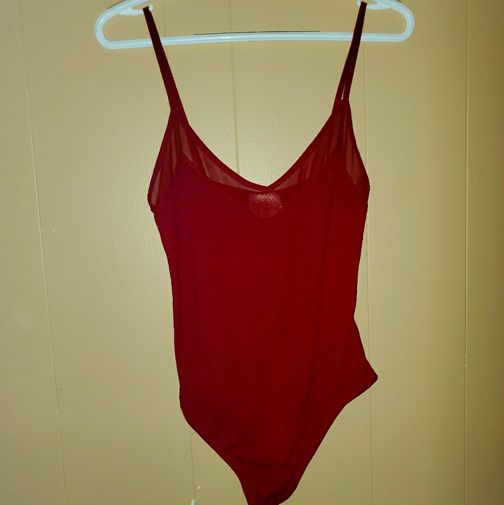 Red body suit